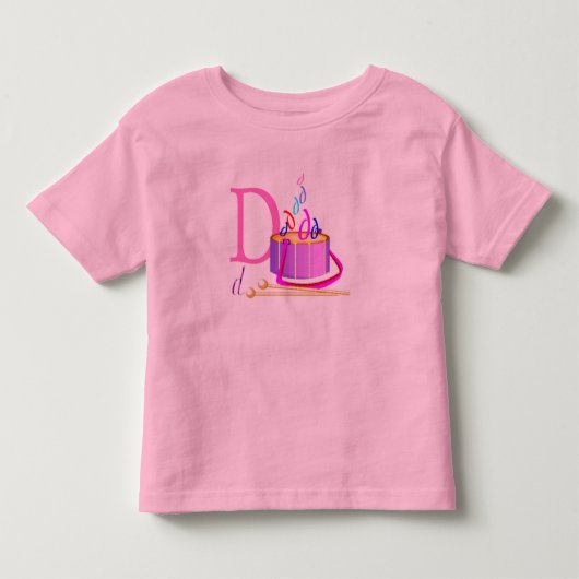 ドラムベビーのTシャツ トドラーTシャツ (正面)