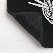 ドラムマーハロウィーンスケルトンハンドロックアンドロールドラム マウスパッド (コーナー)