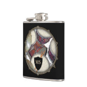 ドラムマーモノグラムスナーレドラムキットドラムスティックミュージシャン フラスク (左)