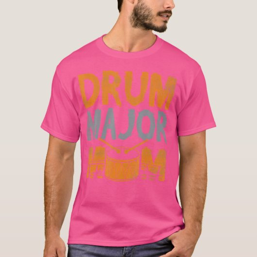 ドラムメジャー ドラムメジャーのママ Tシャツ (正面)
