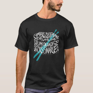 ドラムラインマーチングバンド、スクールバンド Tシャツ