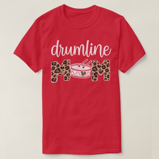 ドラムラインマ誇りを持ったムドラムラインママ Tシャツ (デザイン正面)