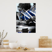 ドラムライン着色ポスター ポスター (キッチン)