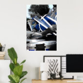 ドラムライン着色ポスター ポスター (ホームオフィス)