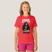 ドラムンベース・モンキー Tシャツ (正面フル)