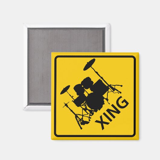 ドラム交差点ハイウェイサイン マグネット (正面/裏面)