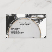 ドラム先生 名刺 (正面)