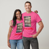 ドラム及びベース・ビニール音楽シ男性へャツ及び女性 Tシャツ (ユニセックス)
