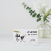 ドラム名刺 名刺 (スタンド正面)