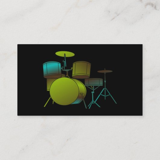 ドラム名刺 名刺 (裏面)