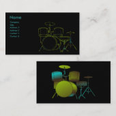 ドラム名刺 名刺 (正面/裏面)