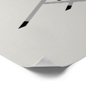 ドラム図解入りの、写真付きのセット ポスター (角)