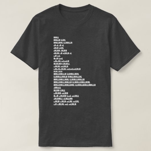 ドラム堆積物ドラマーRLL Tシャツ (デザイン正面)