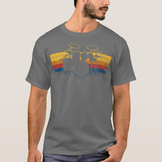 ドラム太鼓ドラマー Tシャツ