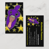 ドラム女神の名刺 名刺 (正面/裏面)