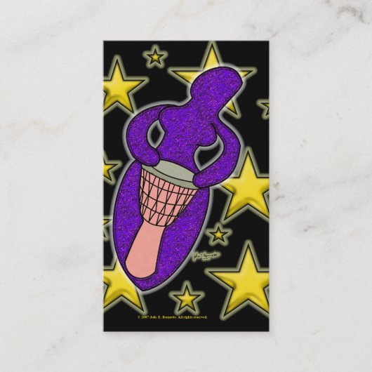 ドラム女神の名刺 名刺 (正面)