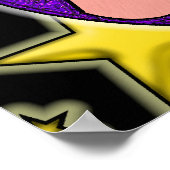 ドラム女神プリント ポスター (角)