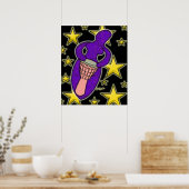 ドラム女神プリント ポスター (キッチン)