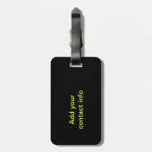 ドラム女神ラゲッジタグ ラゲッジタグ (裏面縦)