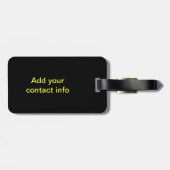 ドラム女神ラゲッジタグ ラゲッジタグ (裏面横)