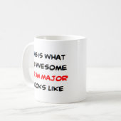 ドラム専攻の素晴らし コーヒーマグカップ (正面左)