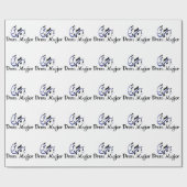 ドラム専攻の ラッピングペーパー (フラット)