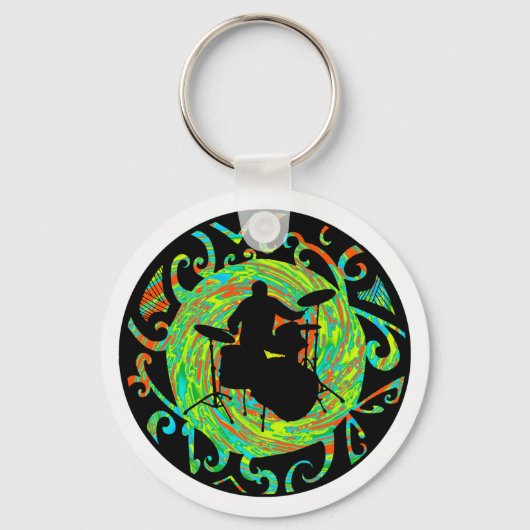 ドラム式新型スタンド キーホルダー (正面)