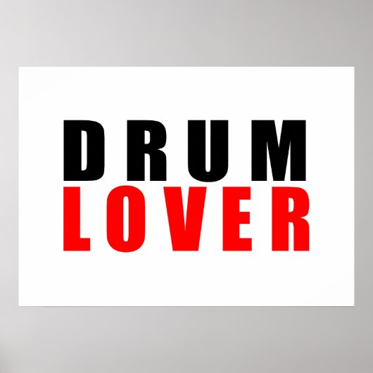 ドラム愛好家 ポスター (正面)