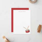 ドラム文房具 – Drum Thank You Note Card ノートカード (正面/裏面インサイチュ)