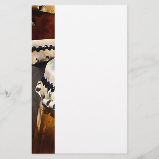 ドラム文日本の房具 便箋 (正面)