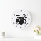 ドラム柱時計 ラージ壁時計 (ホーム)