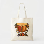 ドラム独身のトートバッグ トートバッグ (正面)