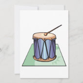 ドラム独身の招待状 招待状 (正面)