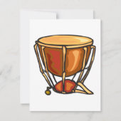 ドラム独身の招待状 招待状 (正面)