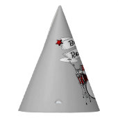 ドラム生まれスト&ドラマーミュージシャンロッカー パーティーハット (左)