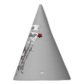 ドラム生まれスト&ドラマーミュージシャンロッカー パーティーハット (右)