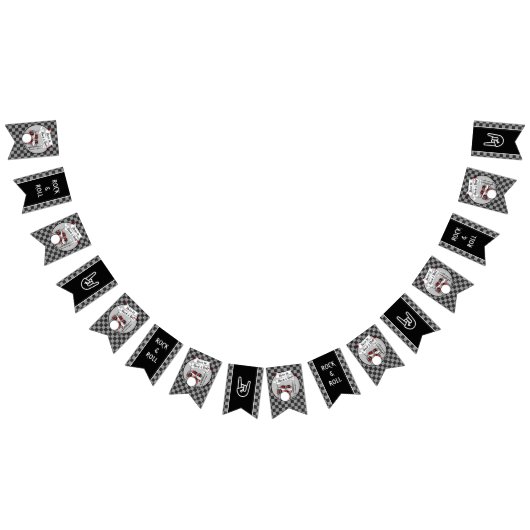 ドラム生まれトロック&ドラム転がマーロッカーミュージシャン バンティングフラッグ (全)