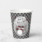 ドラム生まれトロック&ドラ転がマーミュージシャンパーティー 紙コップ (裏面)