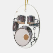 ドラム用具の打楽器音楽コンサート セラミックオーナメント (左)