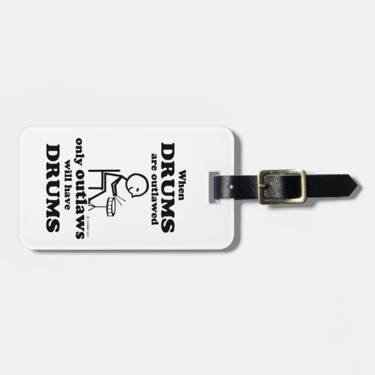 ドラム缶の乱獲 ラゲッジタグ (正面横)