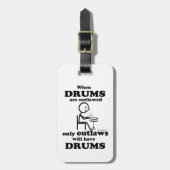 ドラム缶の乱獲 ラゲッジタグ (正面縦)