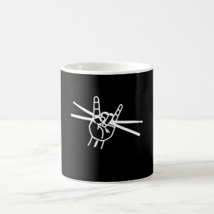 ドラム缶ドラムスティック コーヒーマグカップ