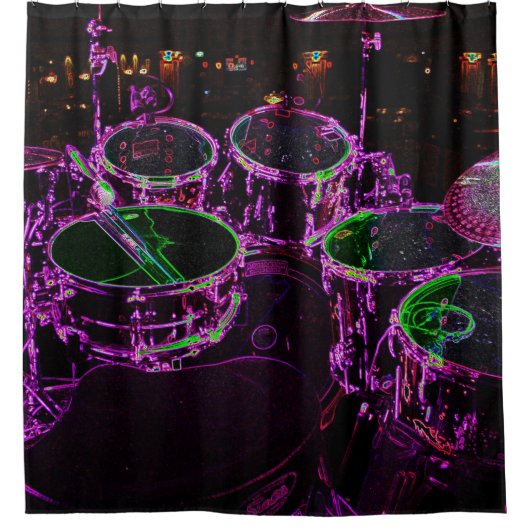 ドラム缶 シャワーカーテン (正面)