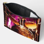 ドラム缶、屋外ジャムプリントカットソーバッグ アクセサリーポーチ (見開き)