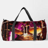 ドラム缶、屋外ジャムプリントカットソーバッグ ダッフルバッグ (正面)