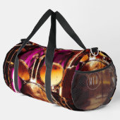 ドラム缶、屋外ジャムプリントカットソーバッグ ダッフルバッグ (右コーナー)