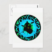 ドラム試験 ポストカード (正面/裏面)