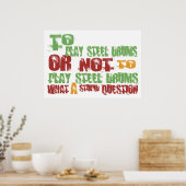 ドラム遊に鋼を打つ ポスター (キッチン)