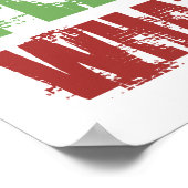 ドラム遊に鋼を打つ ポスター (角)