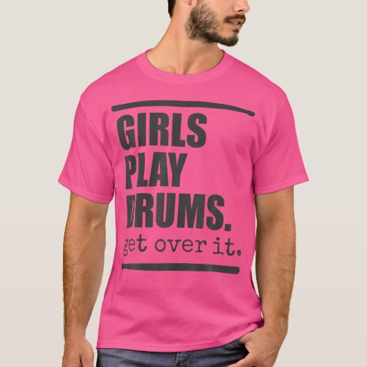 ドラム遊ガール用ガールドラムTシャツ Tシャツ (正面)